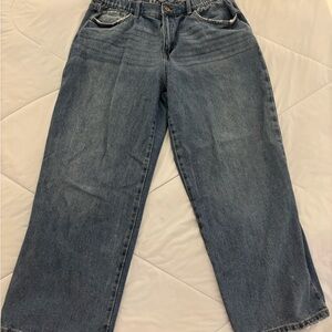 Rewash Medium Blue Wide Leg Jeans
